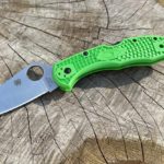 Spyderco Z-Cut Kitchen Knife - Blunt Tip - Green - Serrated - DLT
